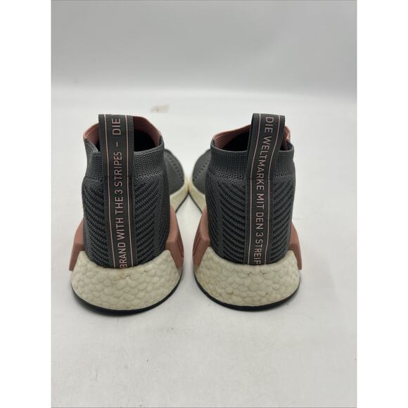 adidas NMD CS1 Primeknit Grey Trace Pink Women’s Size 8.5 Athletic Shoes - Picture 3 of 8